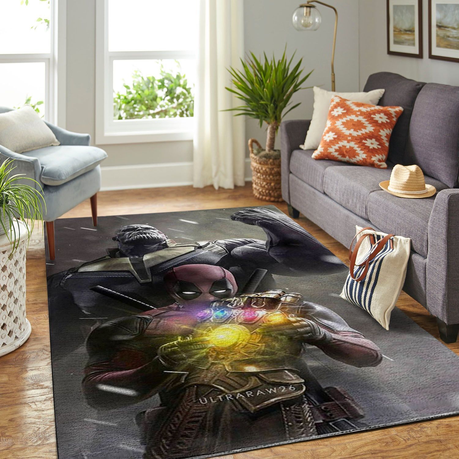 Amazon Dead Pool Man Living Room Area Rug