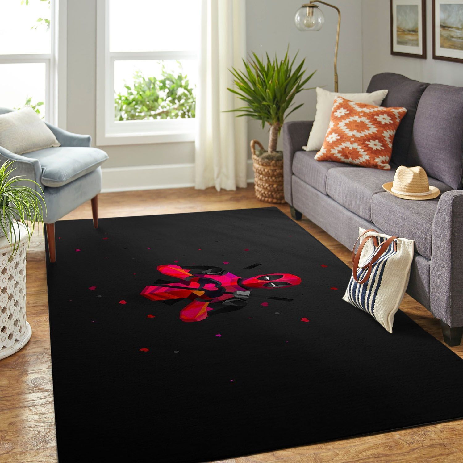 Amazon Dead Pool Man Living Room Area Rug