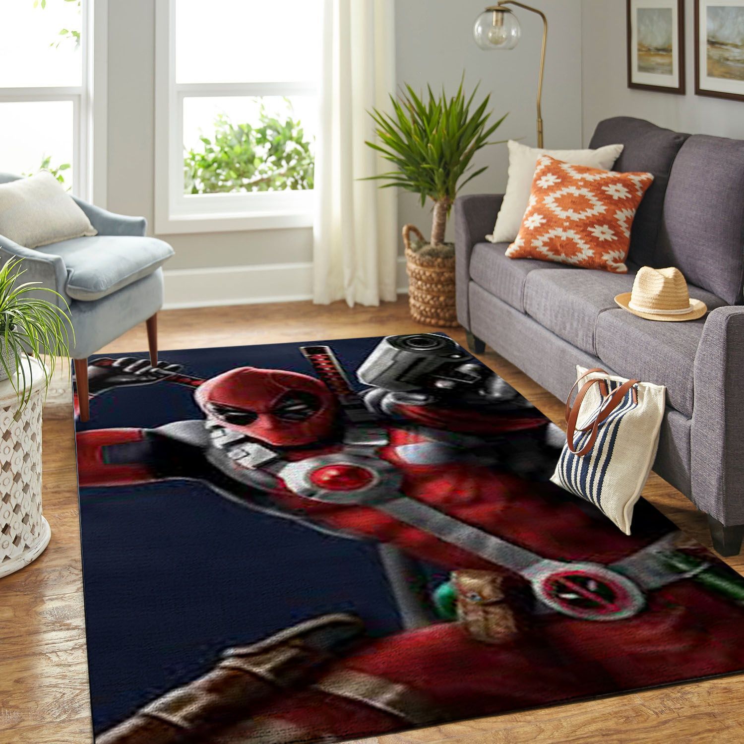 Amazon Dead Pool Man Living Room Area Rug