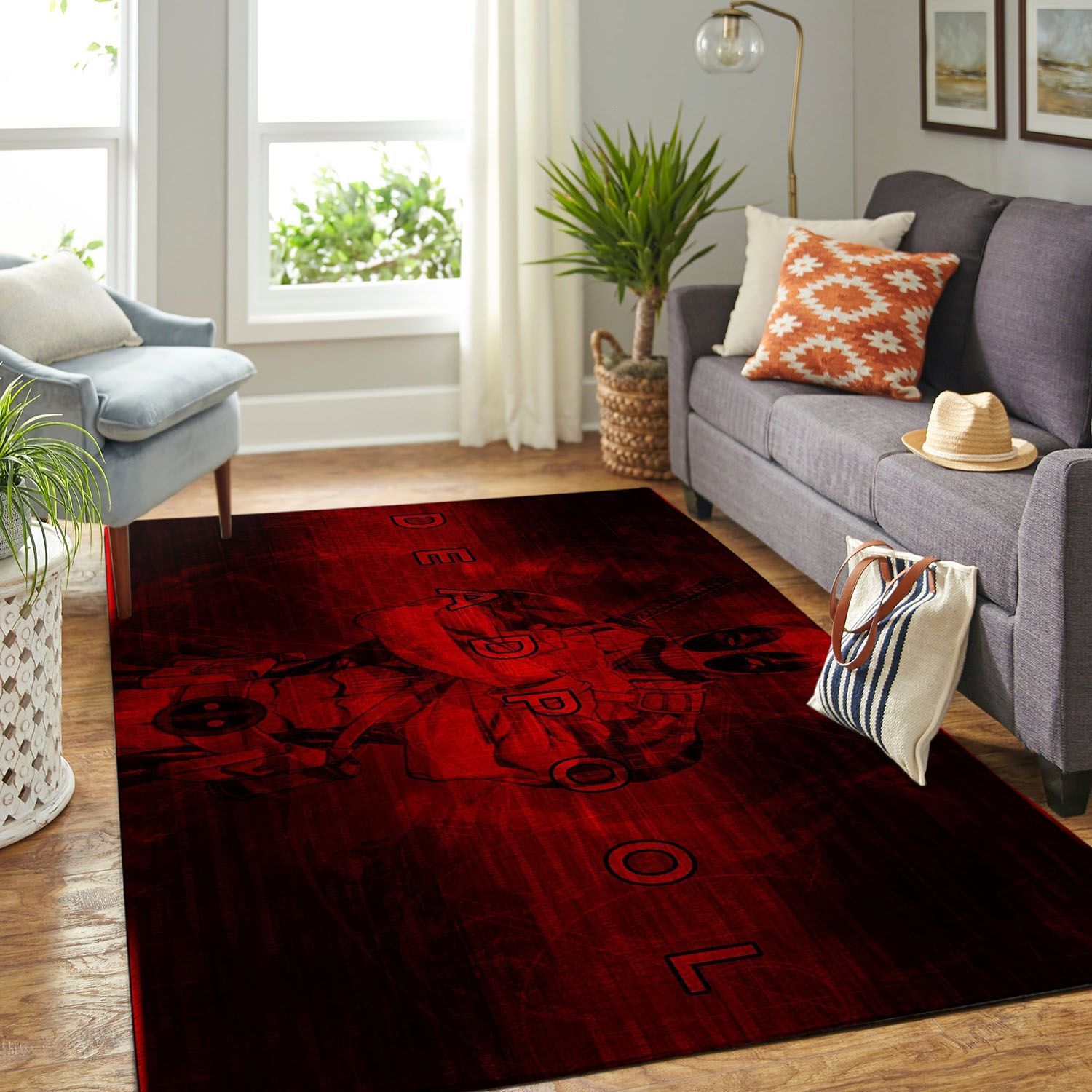Amazon Dead Pool Man Living Room Area Rug