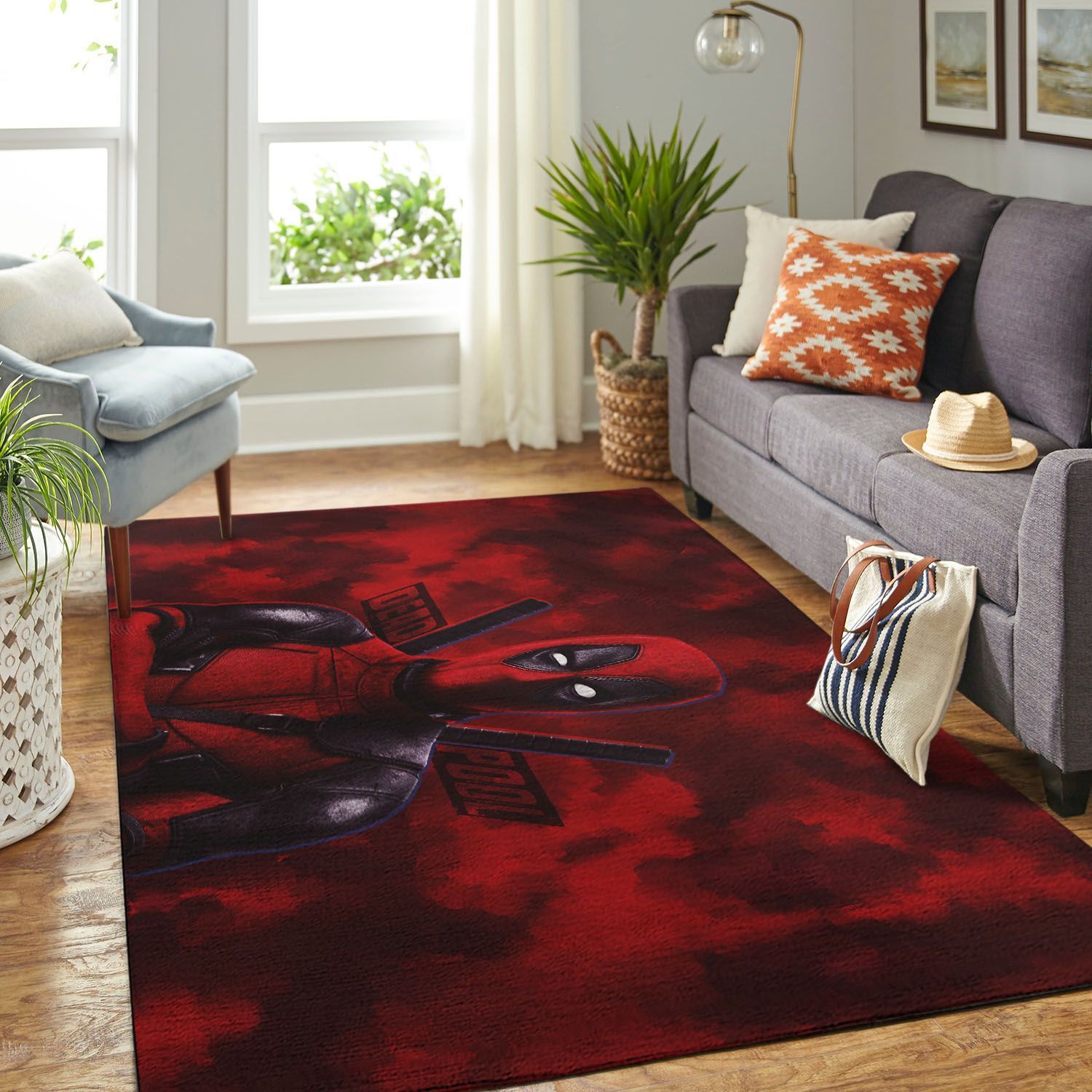 Amazon Dead Pool Man Living Room Area Rug