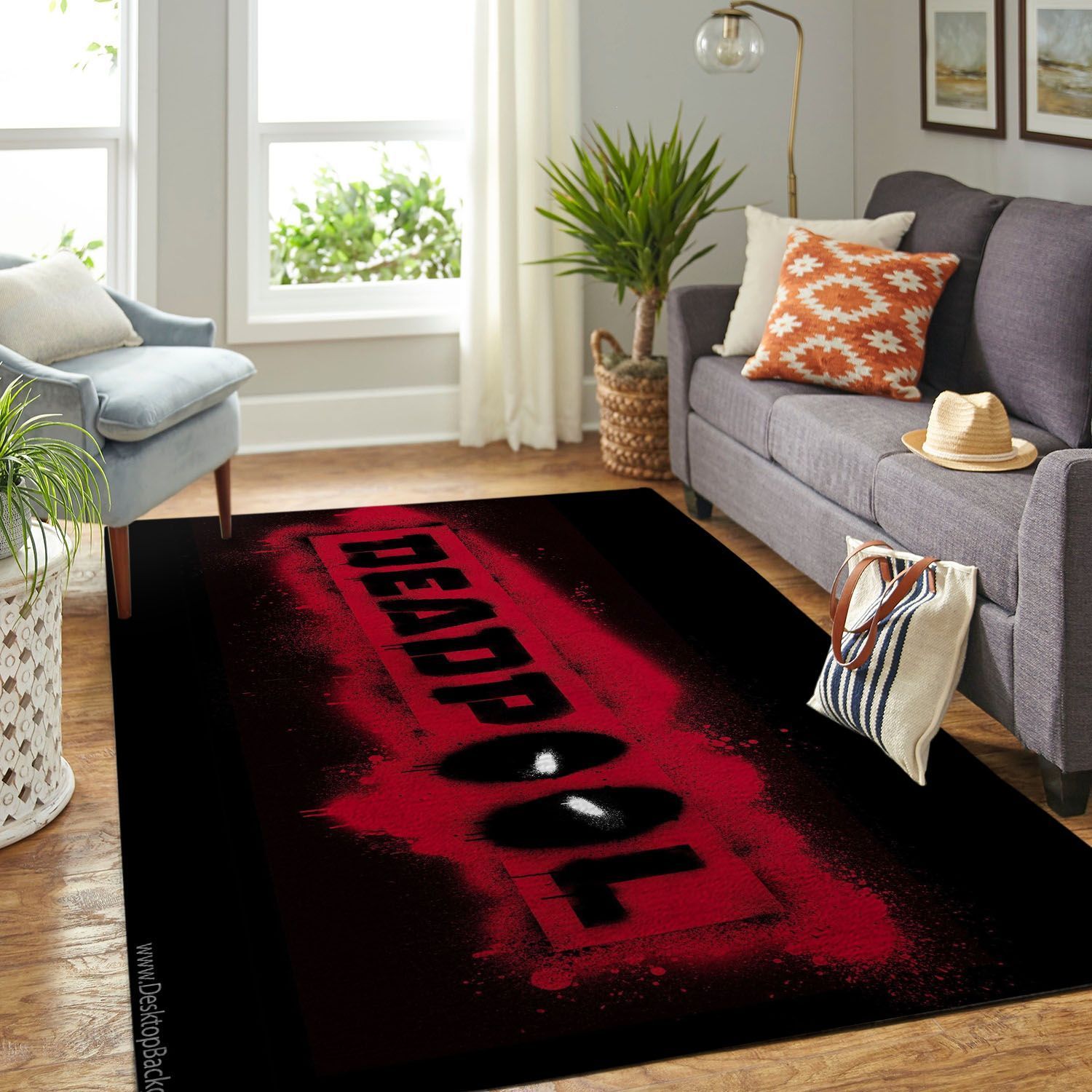 Amazon Dead Pool Man Living Room Area Rug