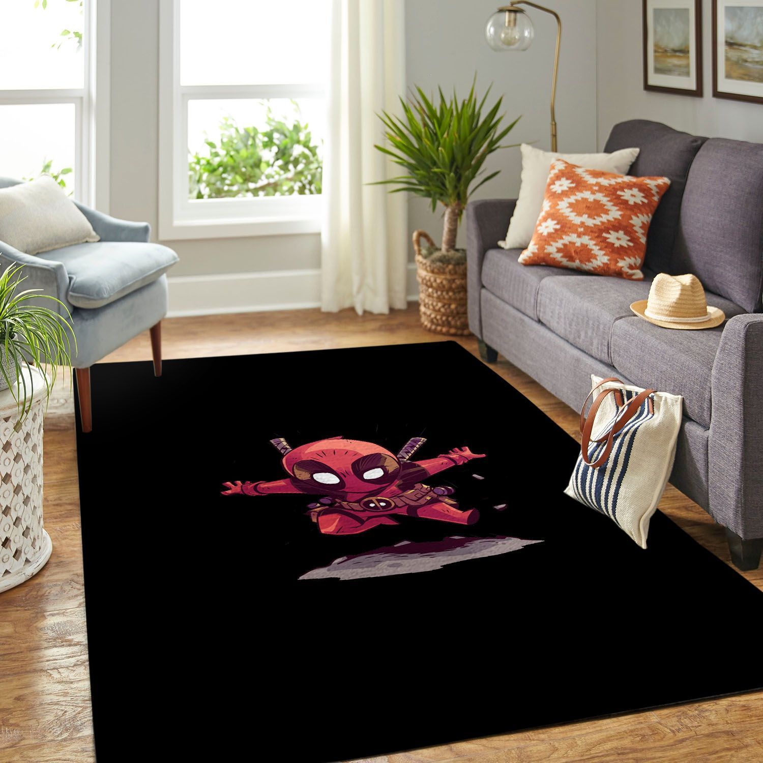 Amazon Dead Pool Man Living Room Area Rug