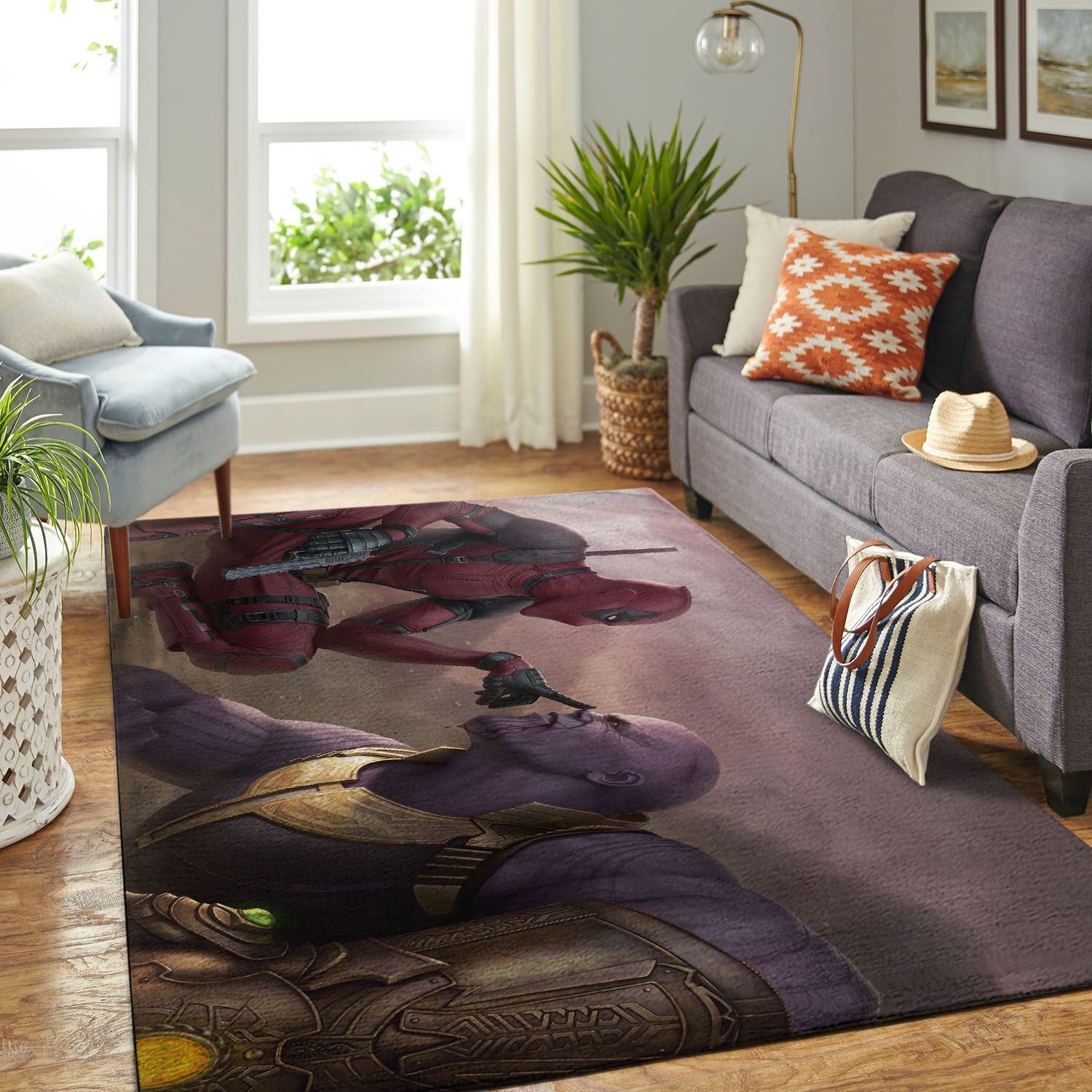 Amazon Dead Pool Man Living Room Area Rug