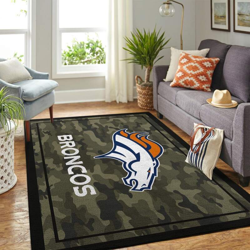 Amazon Denver Broncos Living Room Area Rug