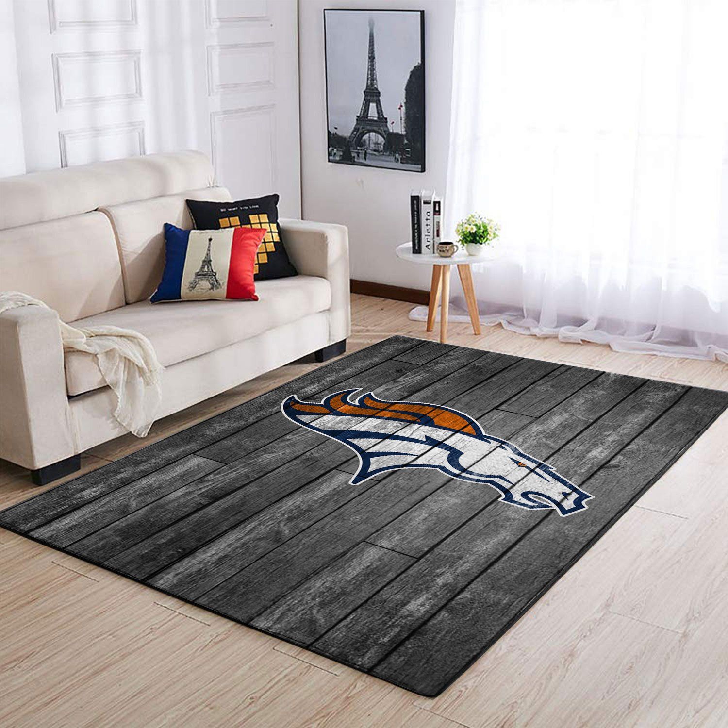Amazon Denver Broncos Living Room Area Rug