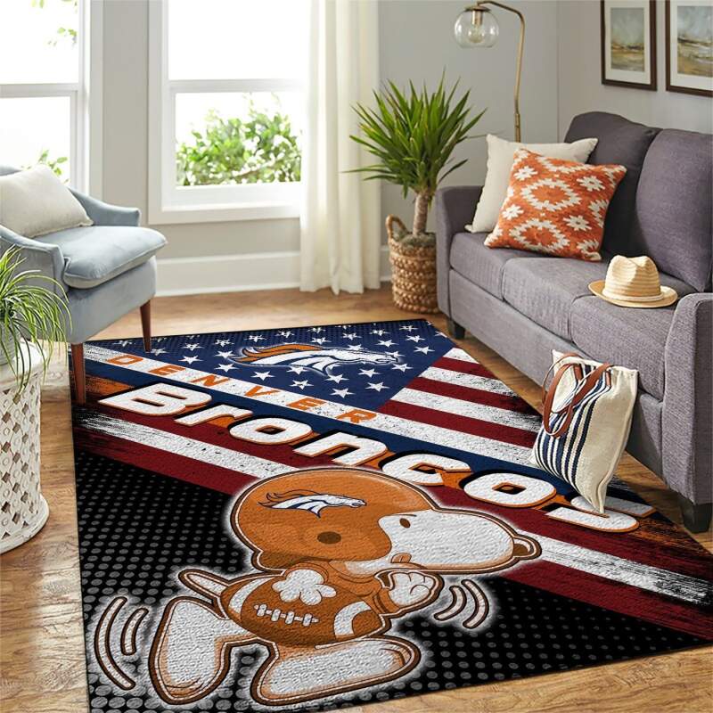 Amazon Denver Broncos Living Room Area Rug