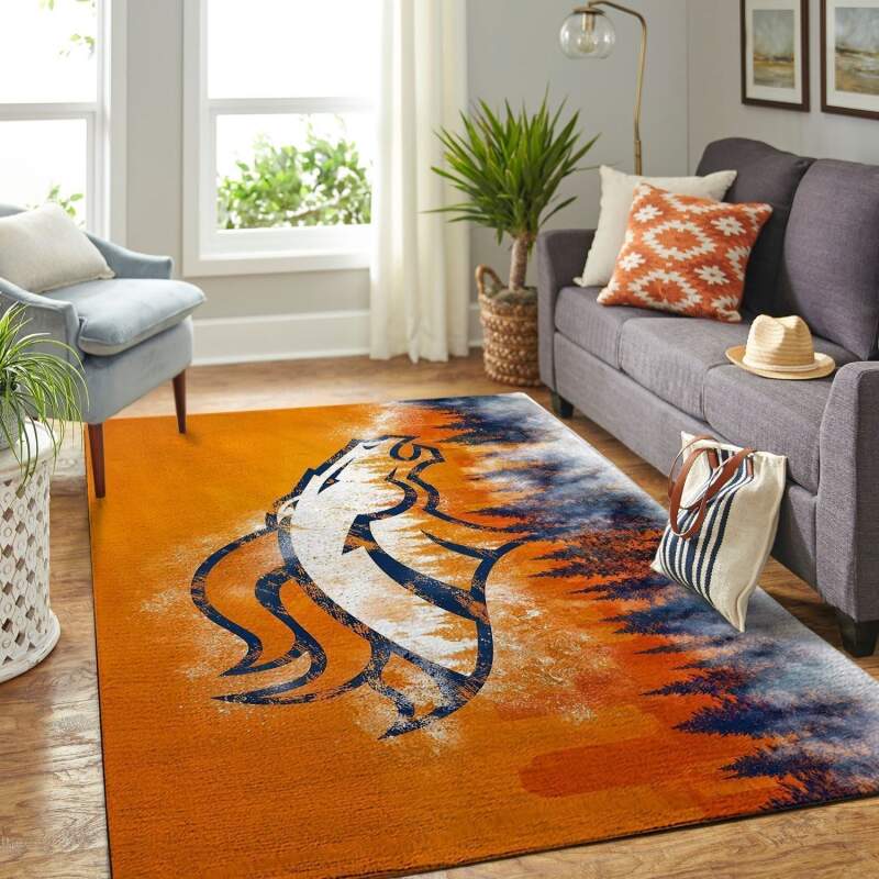 Amazon Denver Broncos Living Room Area Rug