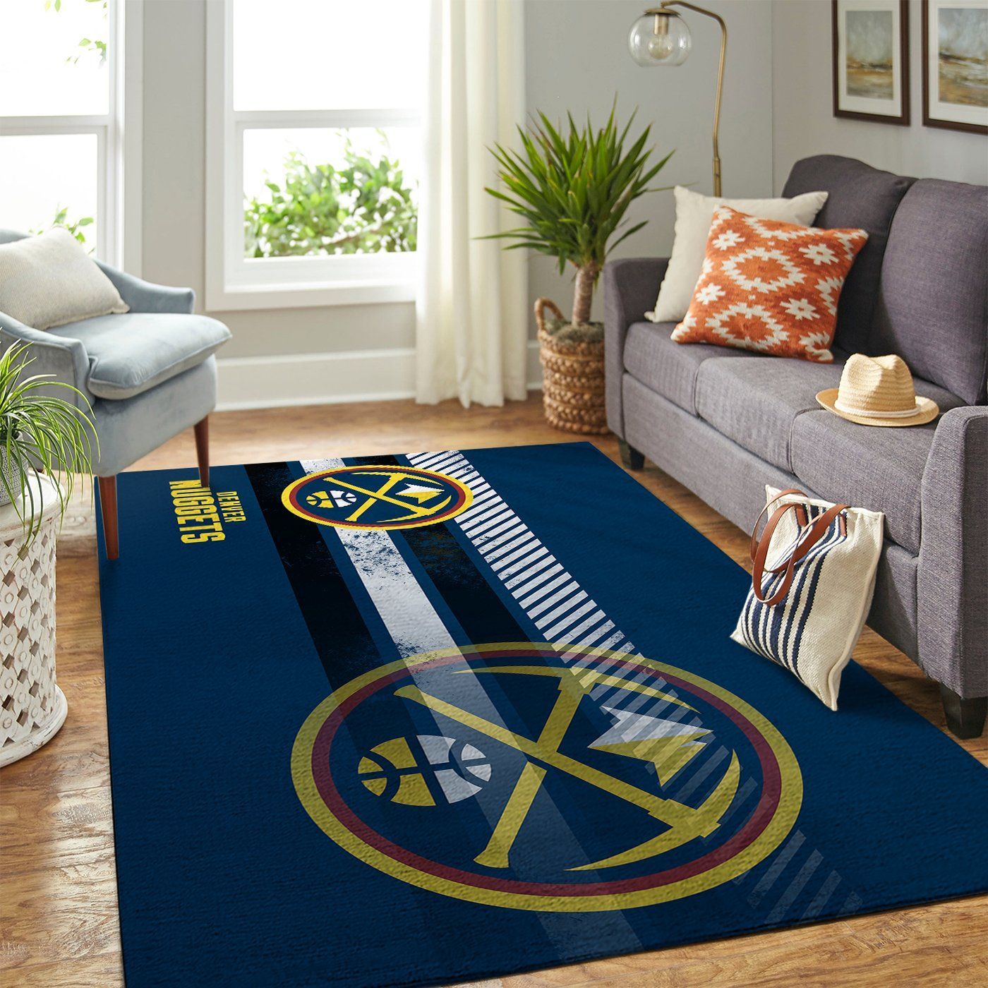 Amazon Denver Nuggets Living Room Area Rug