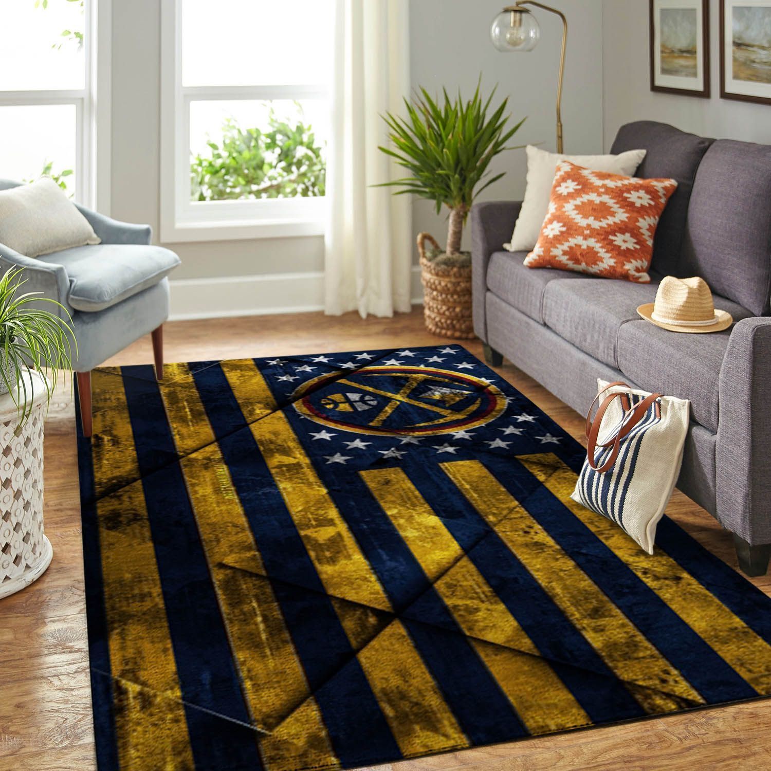 Amazon Denver Nuggets Living Room Area Rug