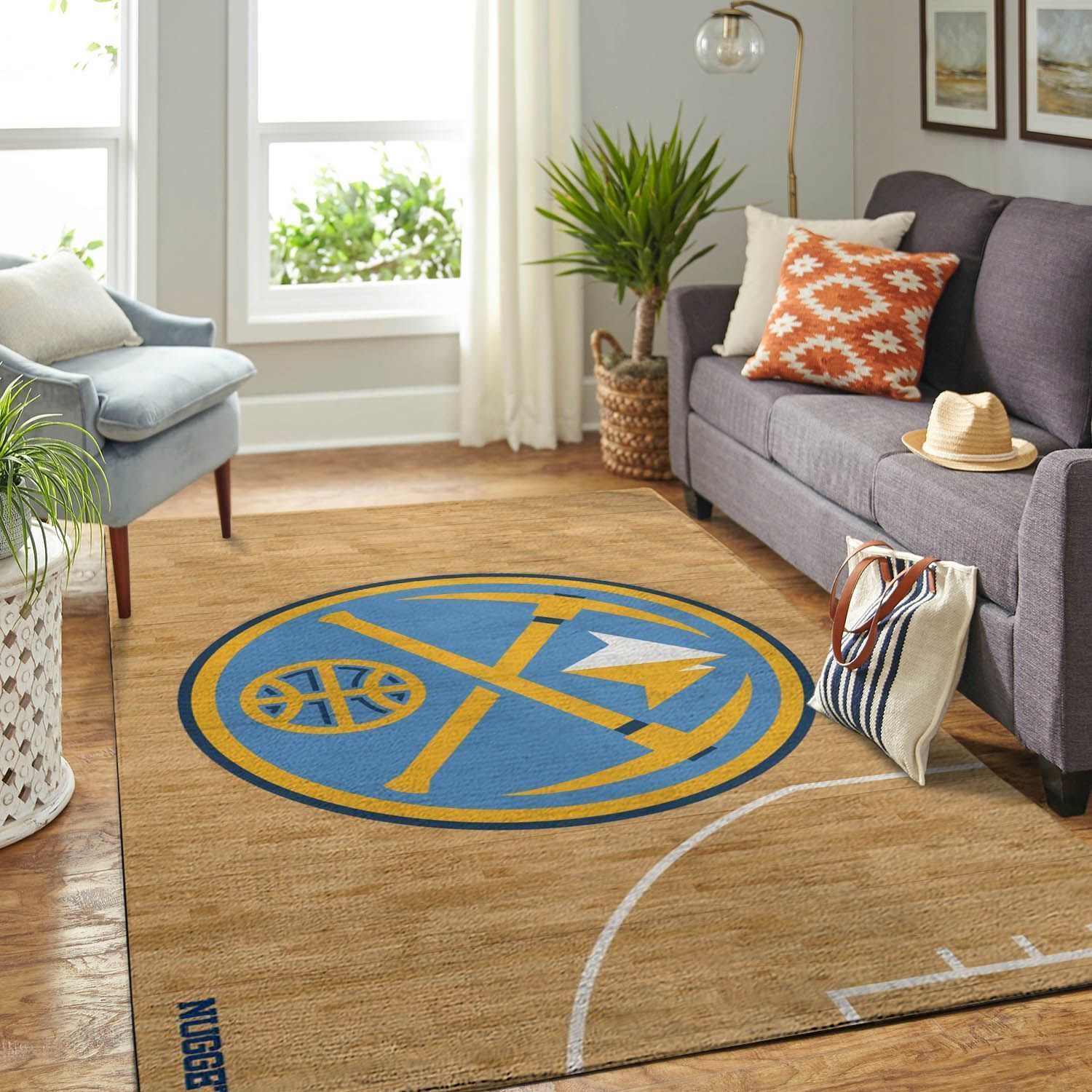 Amazon Denver Nuggets Living Room Area Rug