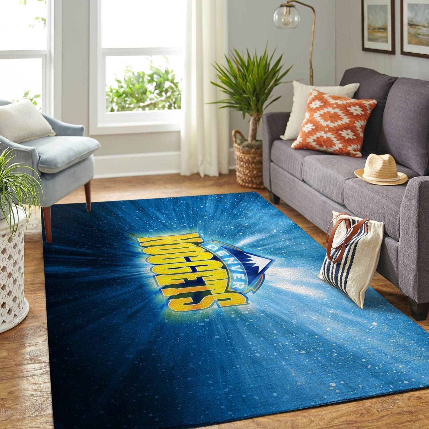 Amazon Denver Nuggets Living Room Area Rug