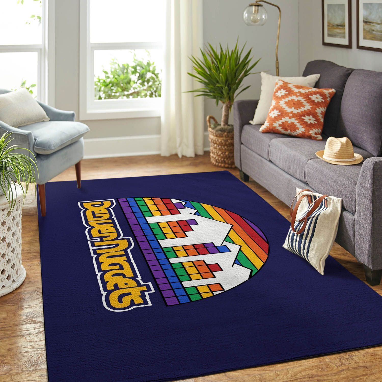 Amazon Denver Nuggets Living Room Area Rug