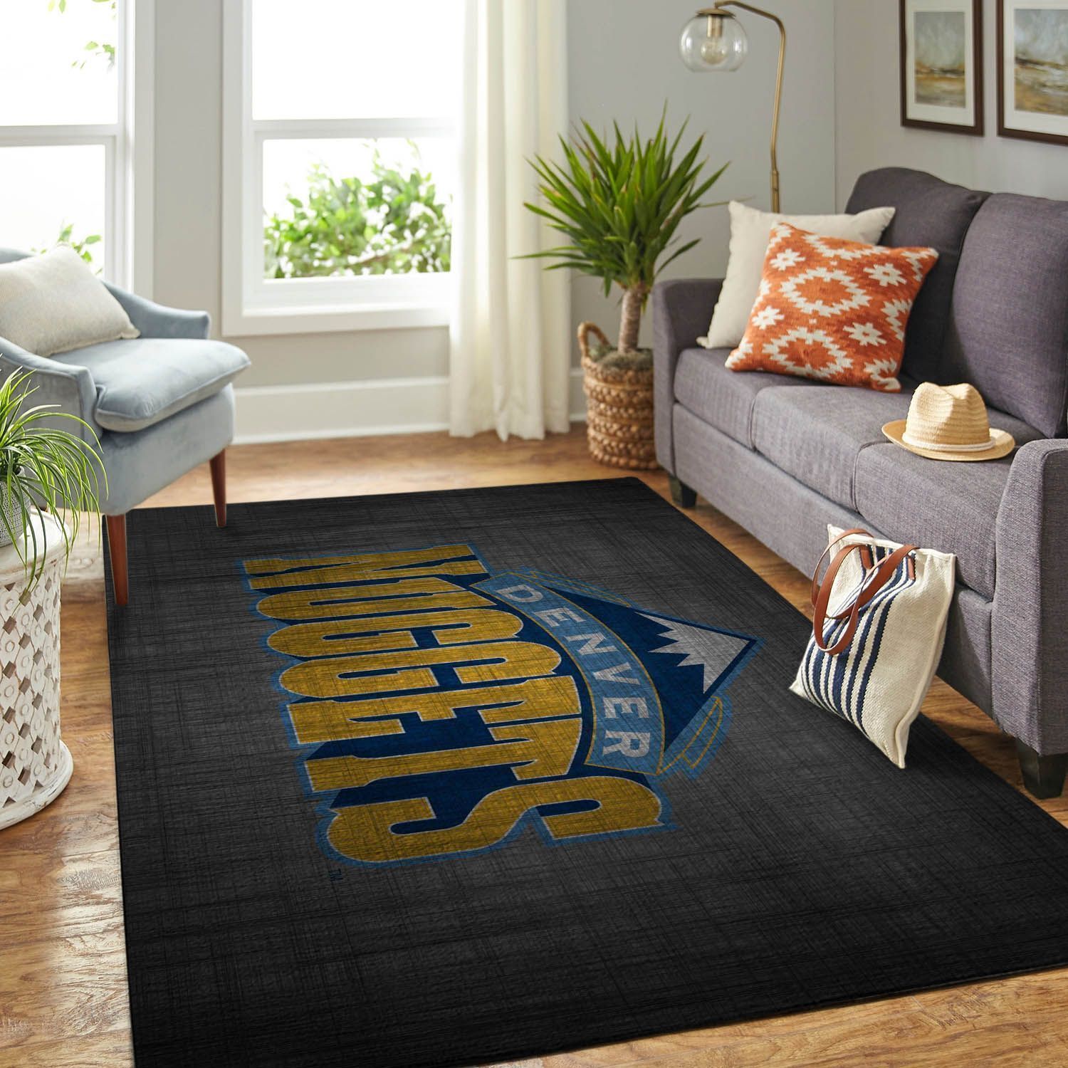Amazon Denver Nuggets Living Room Area Rug