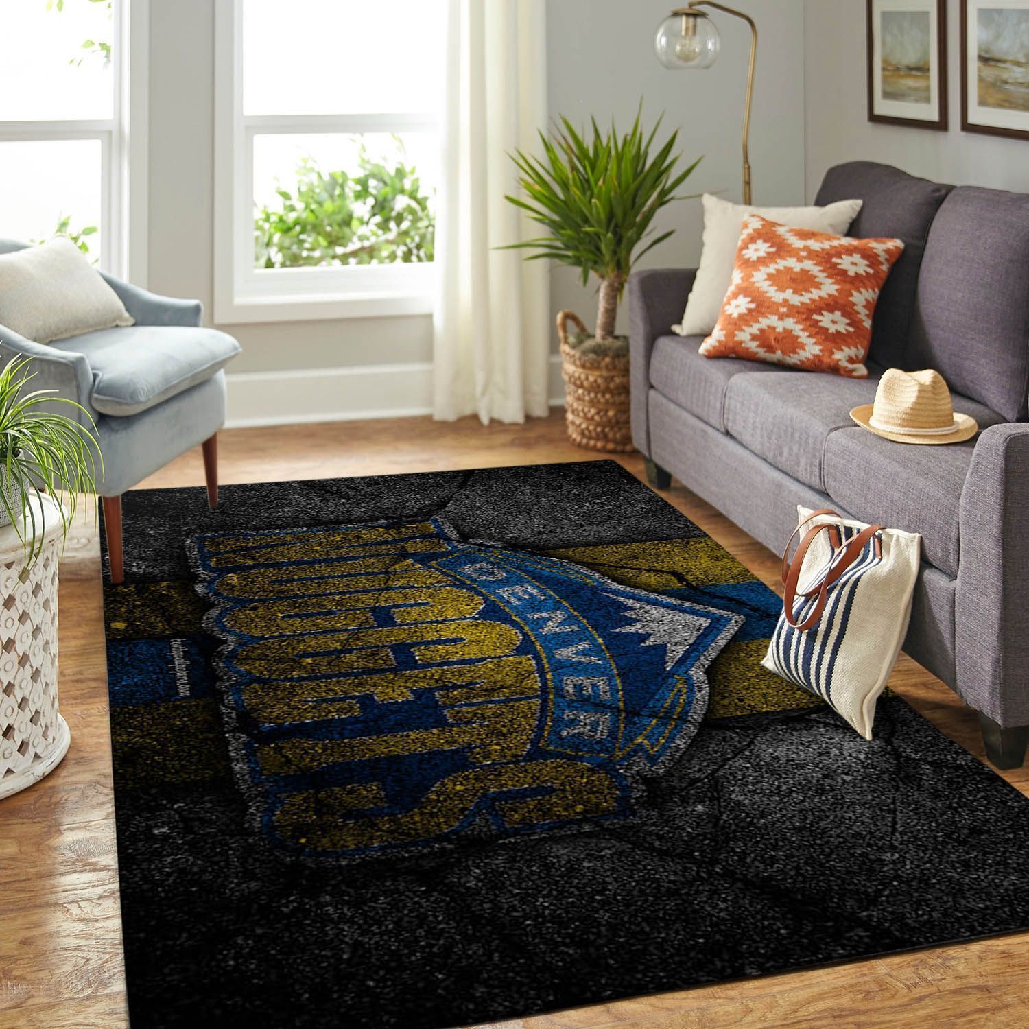 Amazon Denver Nuggets Living Room Area Rug
