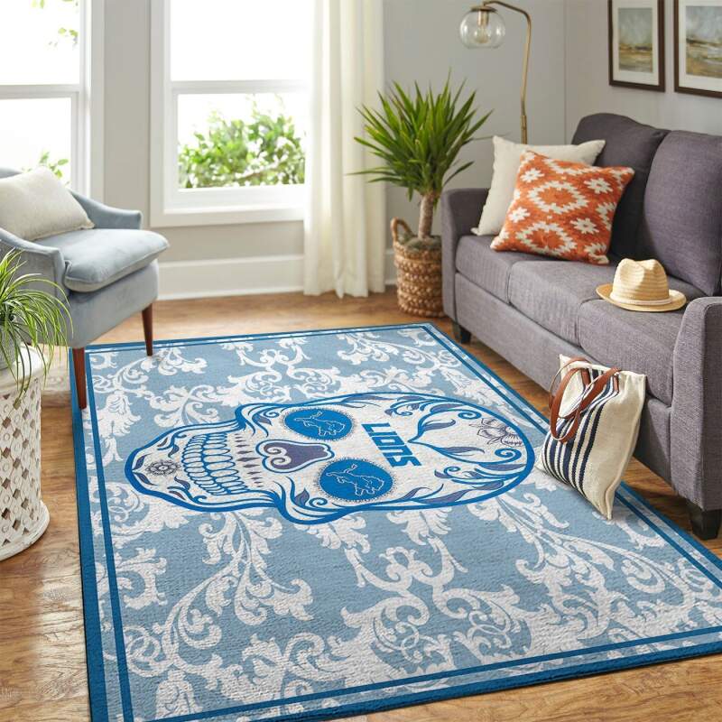 Amazon Detroit Lions Living Room Area Rug
