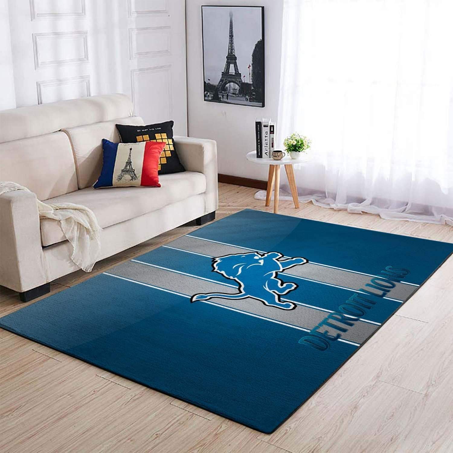 Amazon Detroit Lions Living Room Area Rug