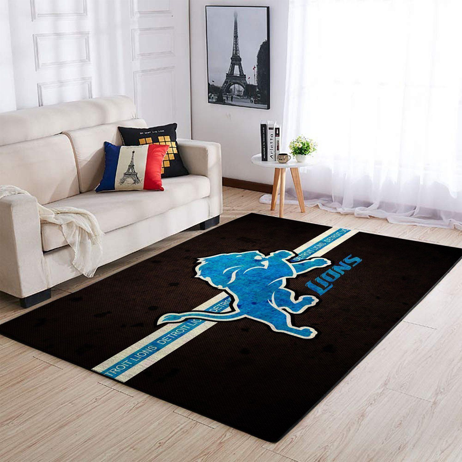 Amazon Detroit Lions Living Room Area Rug