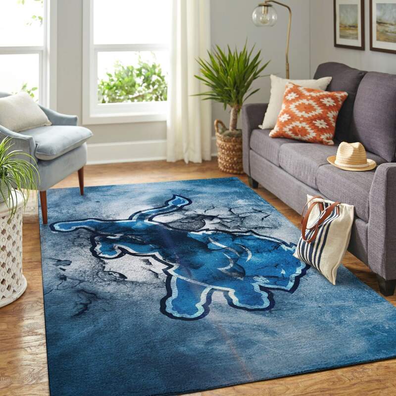 Amazon Detroit Lions Living Room Area Rug