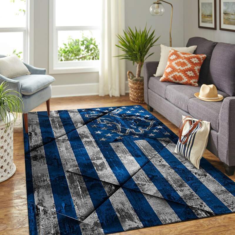 Amazon Detroit Lions Living Room Area Rug