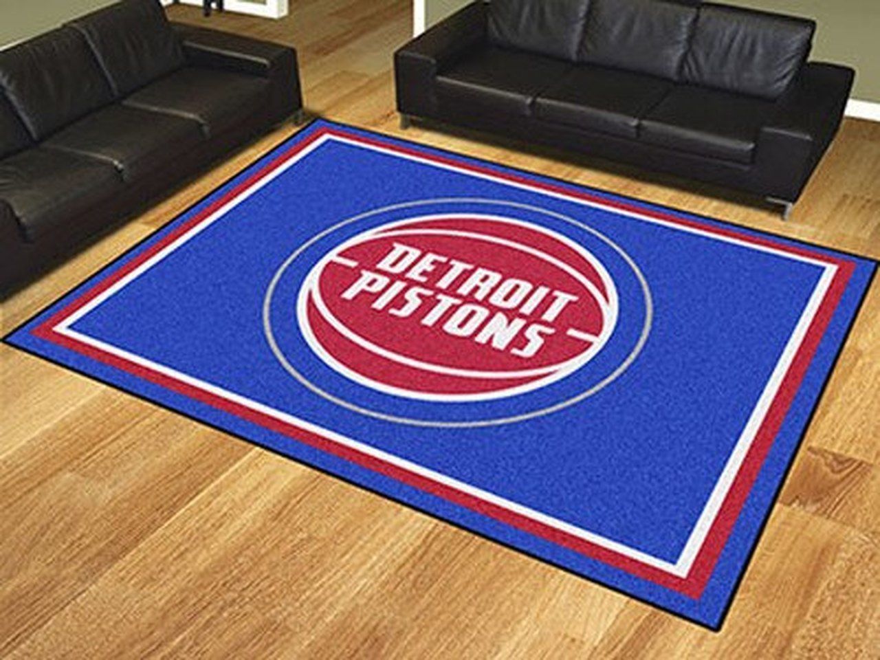 Amazon Detroit Pistons Living Room Area Rug