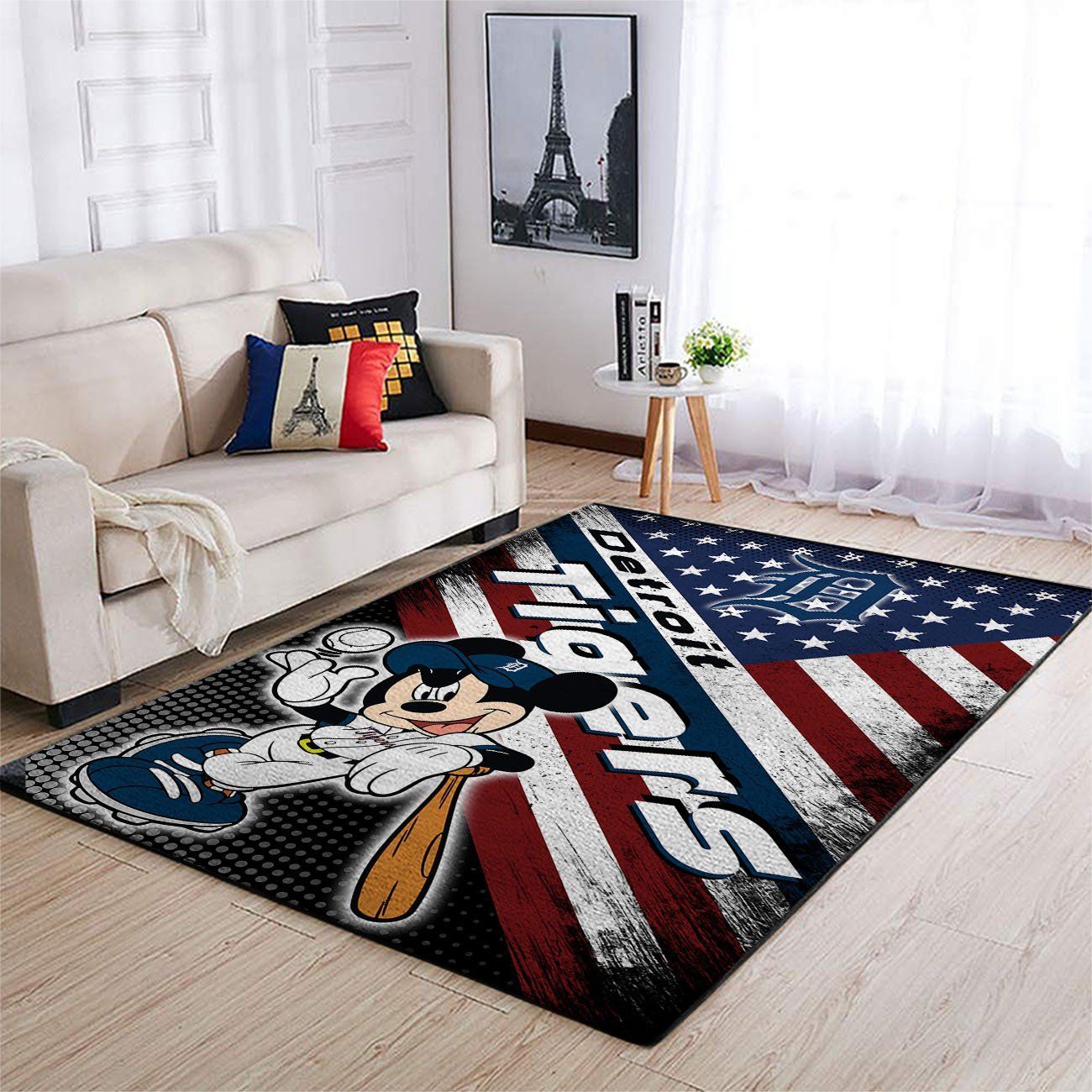 Amazon Detroit Tigers Living Room Area Rug