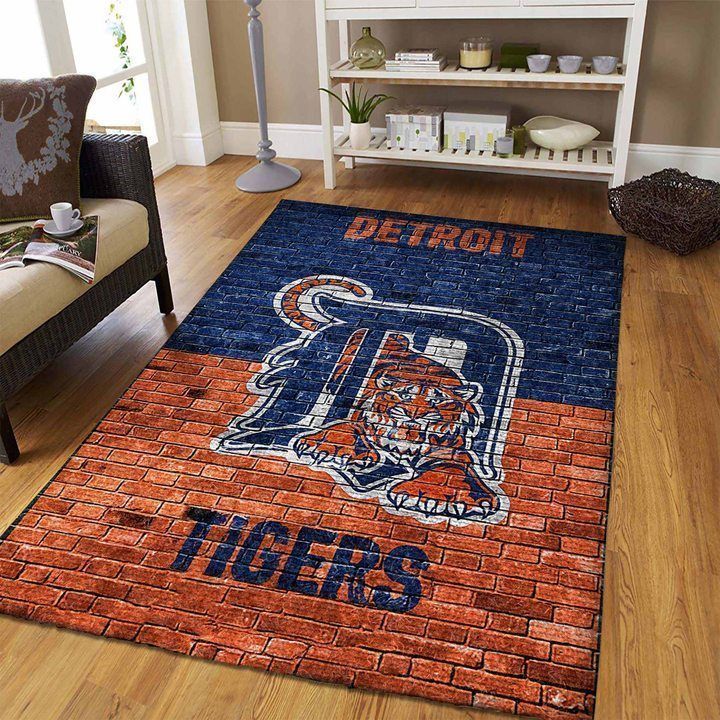 Amazon Detroit Tigers Living Room Area Rug