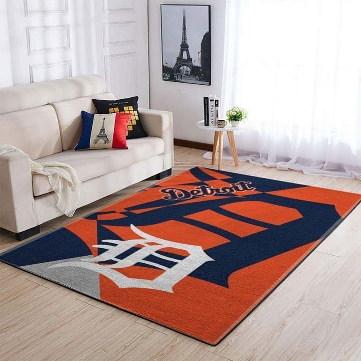Amazon Detroit Tigers Living Room Area Rug