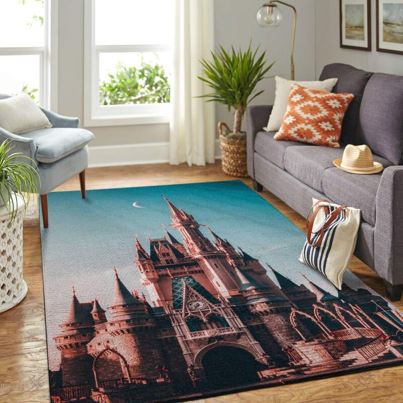 Amazon Disney Castle Living Room Area Rug