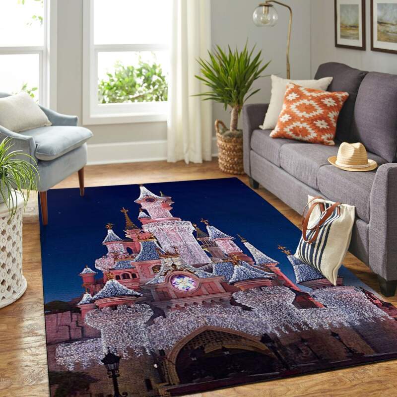 Amazon Disney Castle Living Room Area Rug