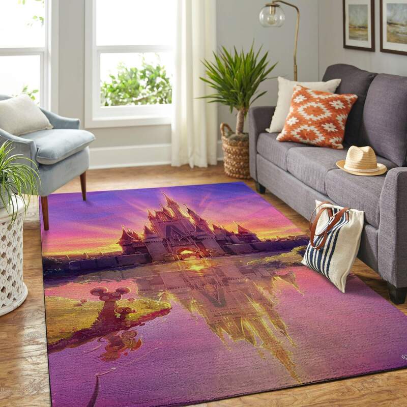 Amazon Disney Castle Living Room Area Rug