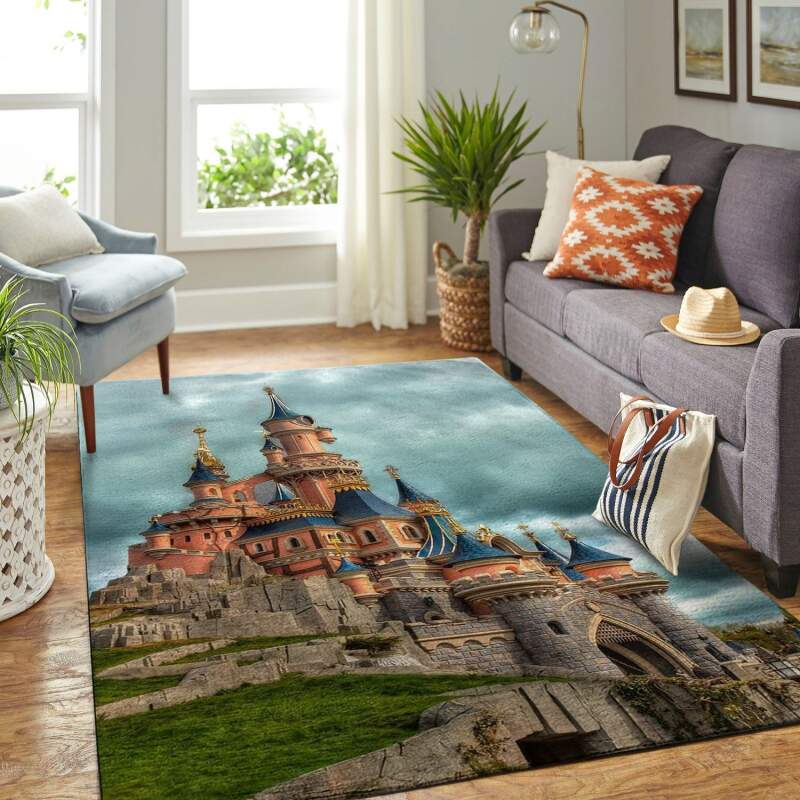 Amazon Disney Castle Living Room Area Rug