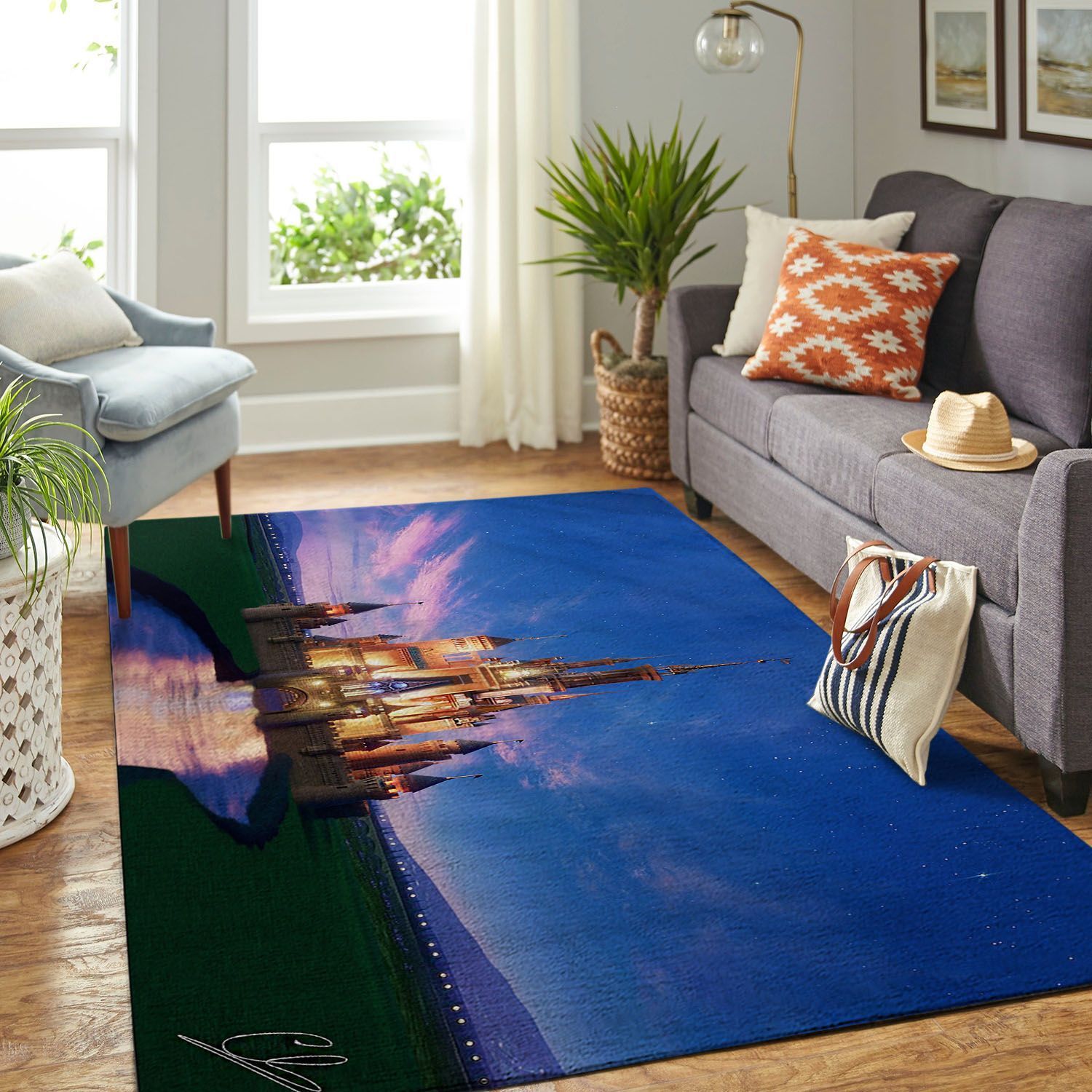 Amazon Disney Castle Living Room Area Rug 1 Amazon Disney Castle Living Room Area Rug