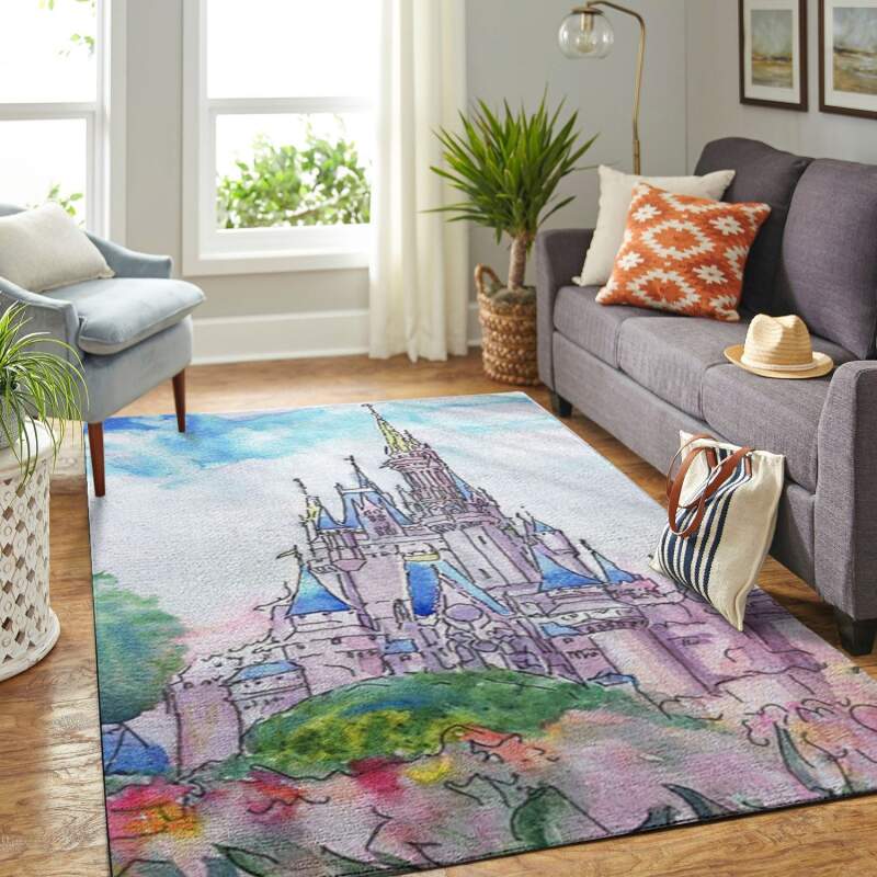 Amazon Disney Castle Living Room Area Rug 2 Amazon Disney Castle Living Room Area Rug