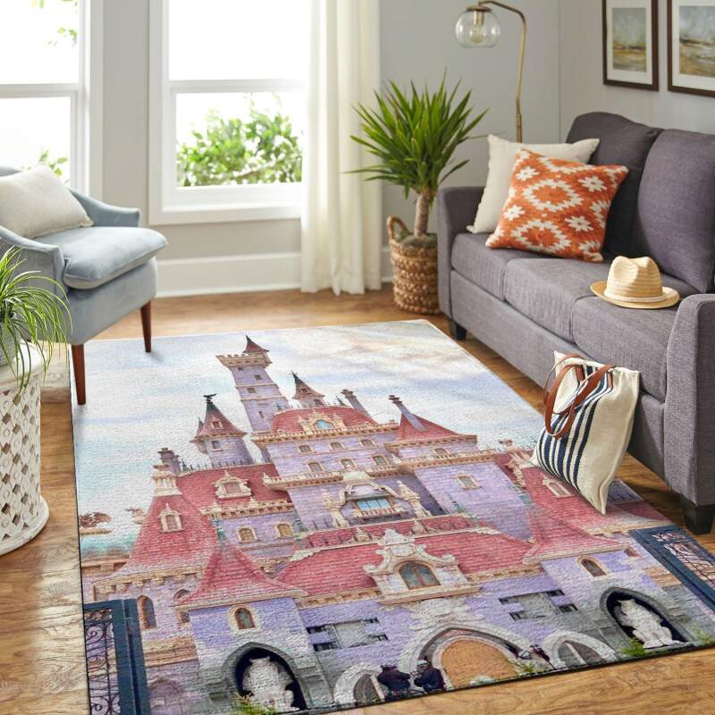 Amazon Disney Castle Living Room Area Rug