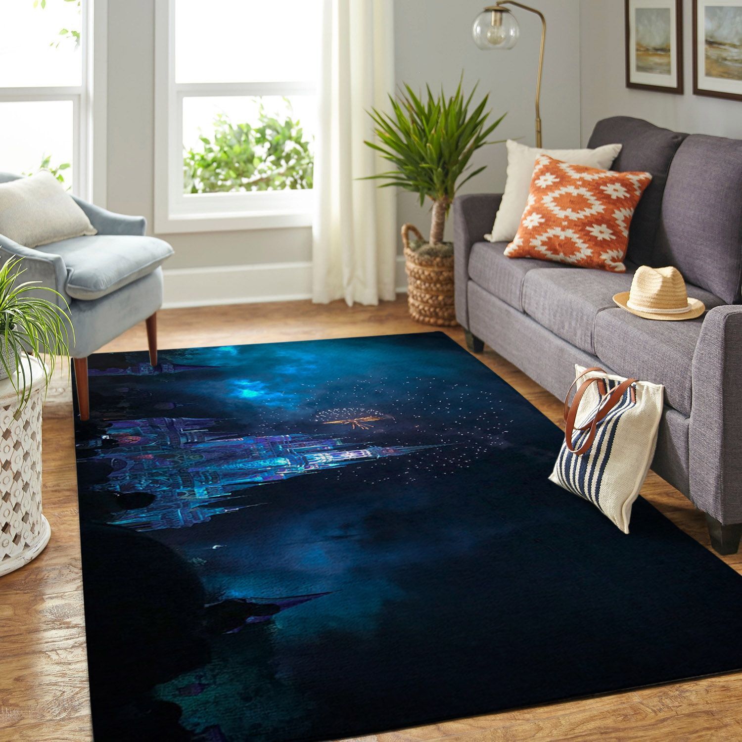 Amazon Disney Magic Castle Living Room Area Rug