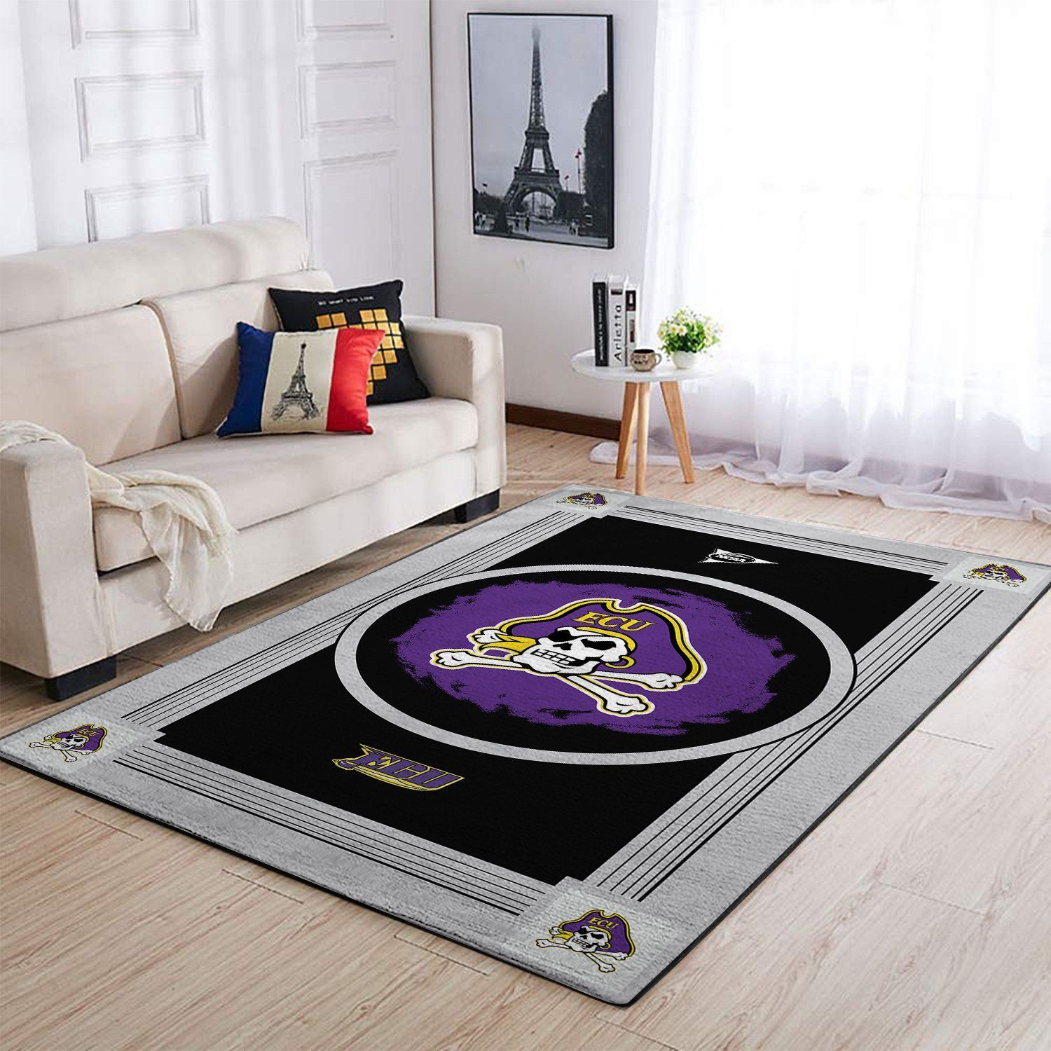 Amazon East Carolina Pirates Living Room Area Rug