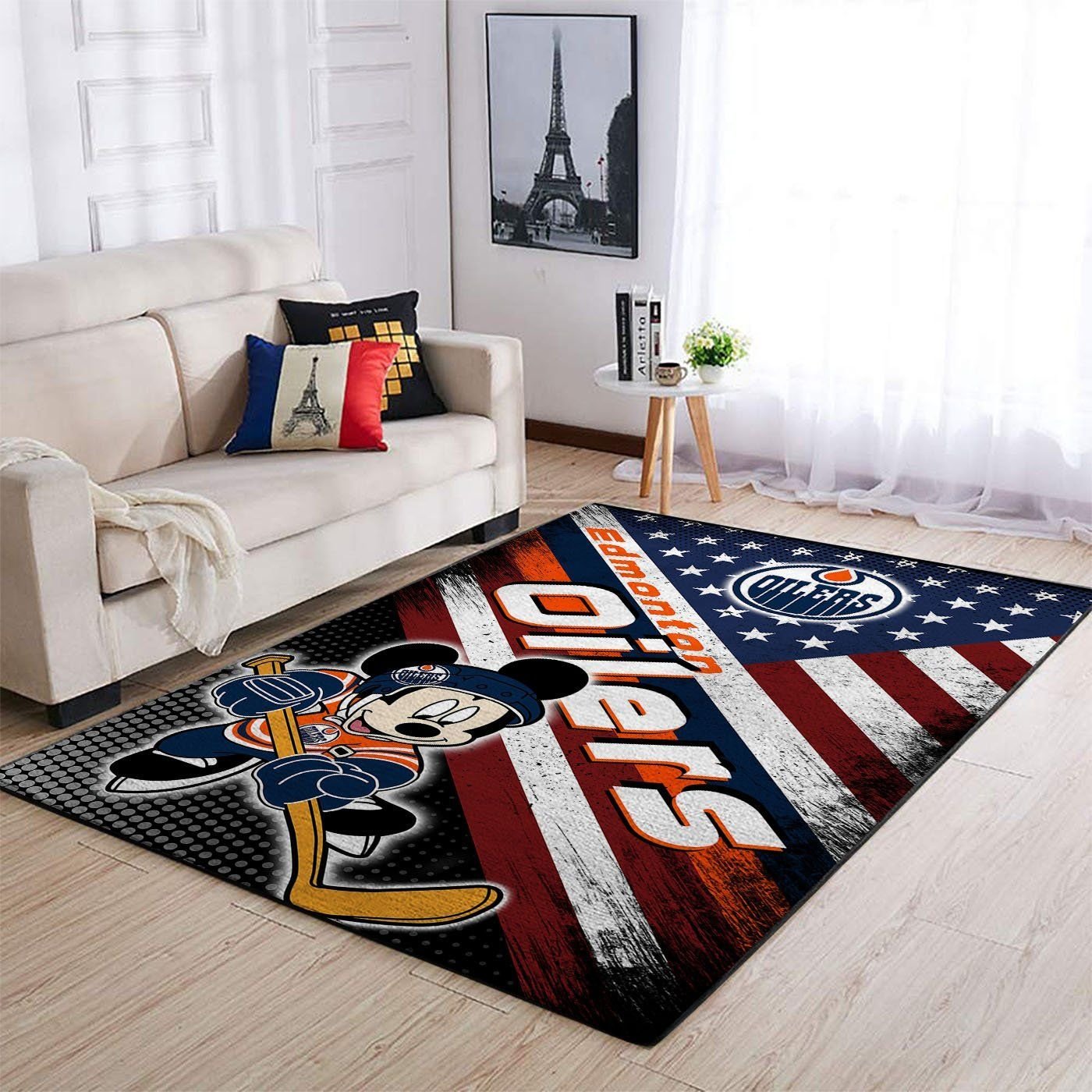 Amazon Edmonton Oilers Living Room Area Rug