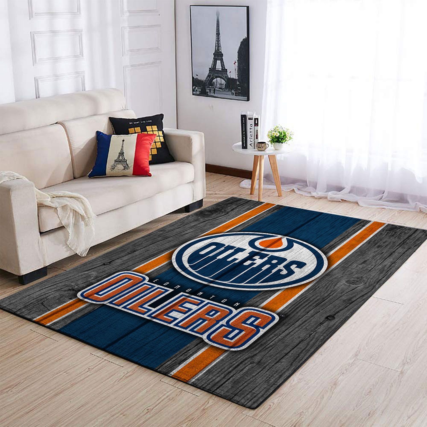 Amazon Edmonton Oilers Living Room Area Rug