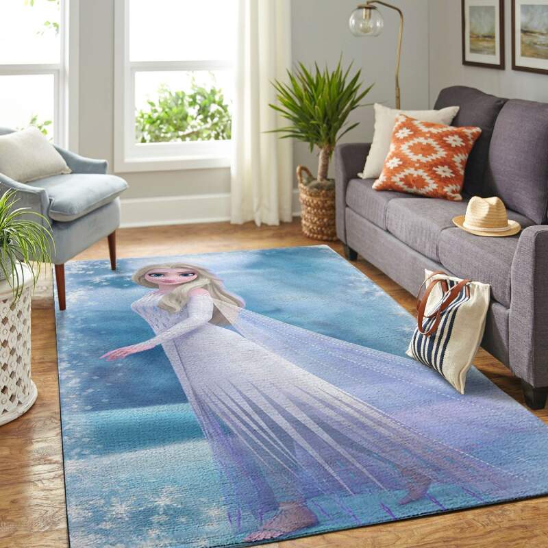 Amazon Elsa Frozen Living Room Area Rug