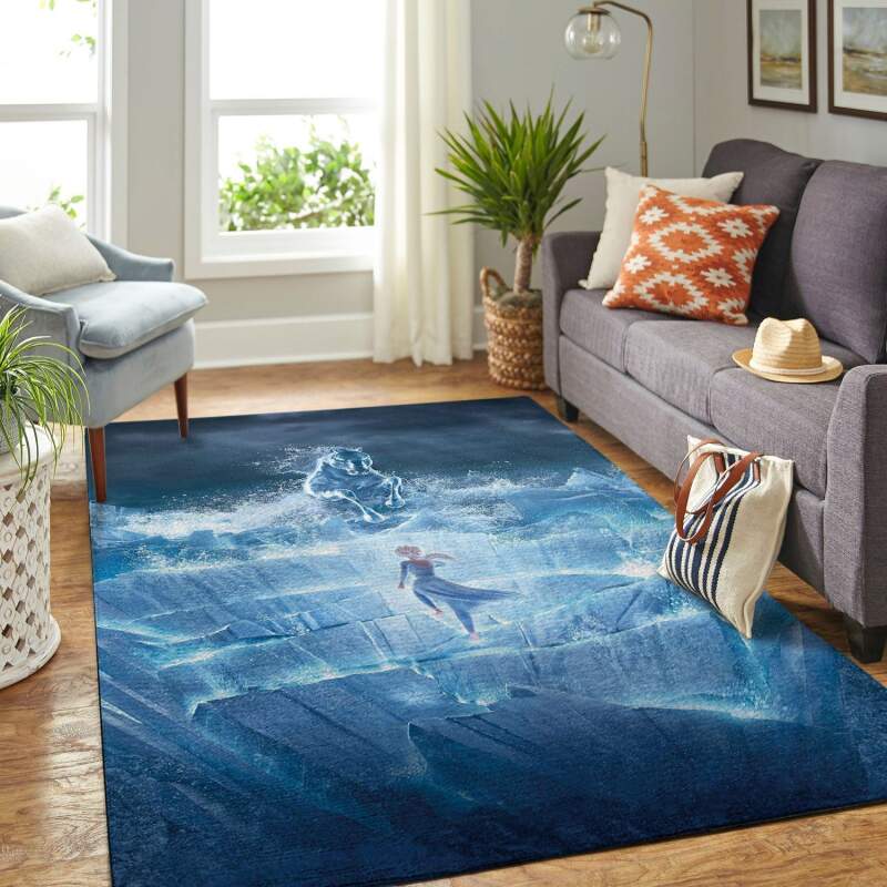 Amazon Elsa Frozen Living Room Area Rug