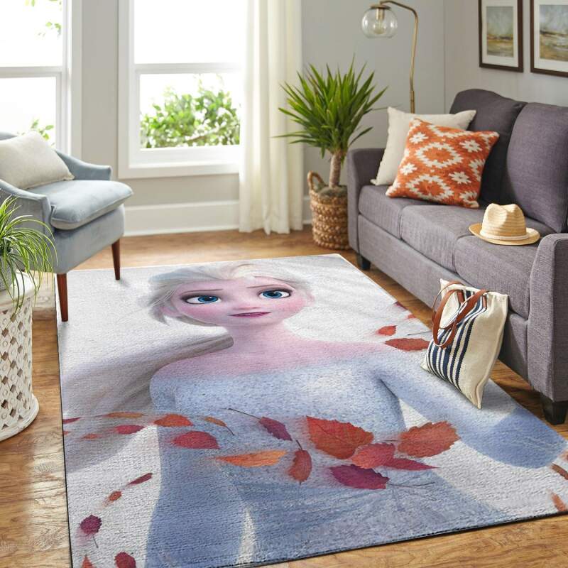 Amazon Elsa Frozen Living Room Area Rug