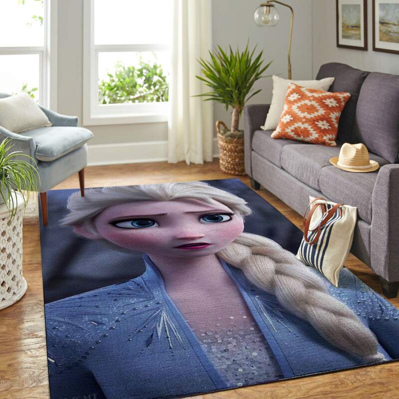 Amazon Elsa Frozen Living Room Area Rug
