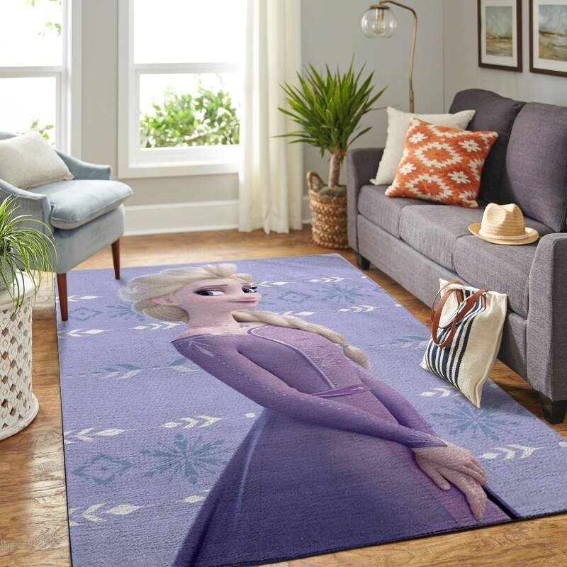Amazon Elsa Frozen Living Room Area Rug