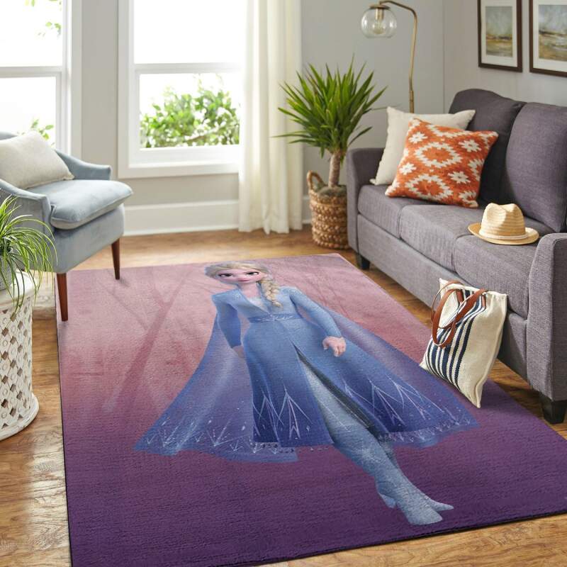 Amazon Elsa Frozen Living Room Area Rug