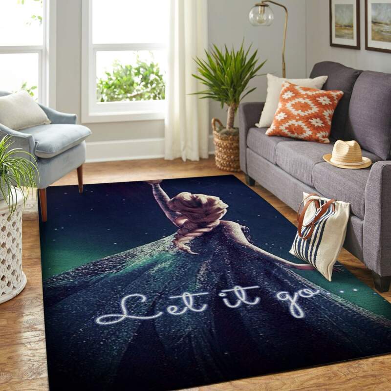 Amazon Elsa Frozen Living Room Area Rug