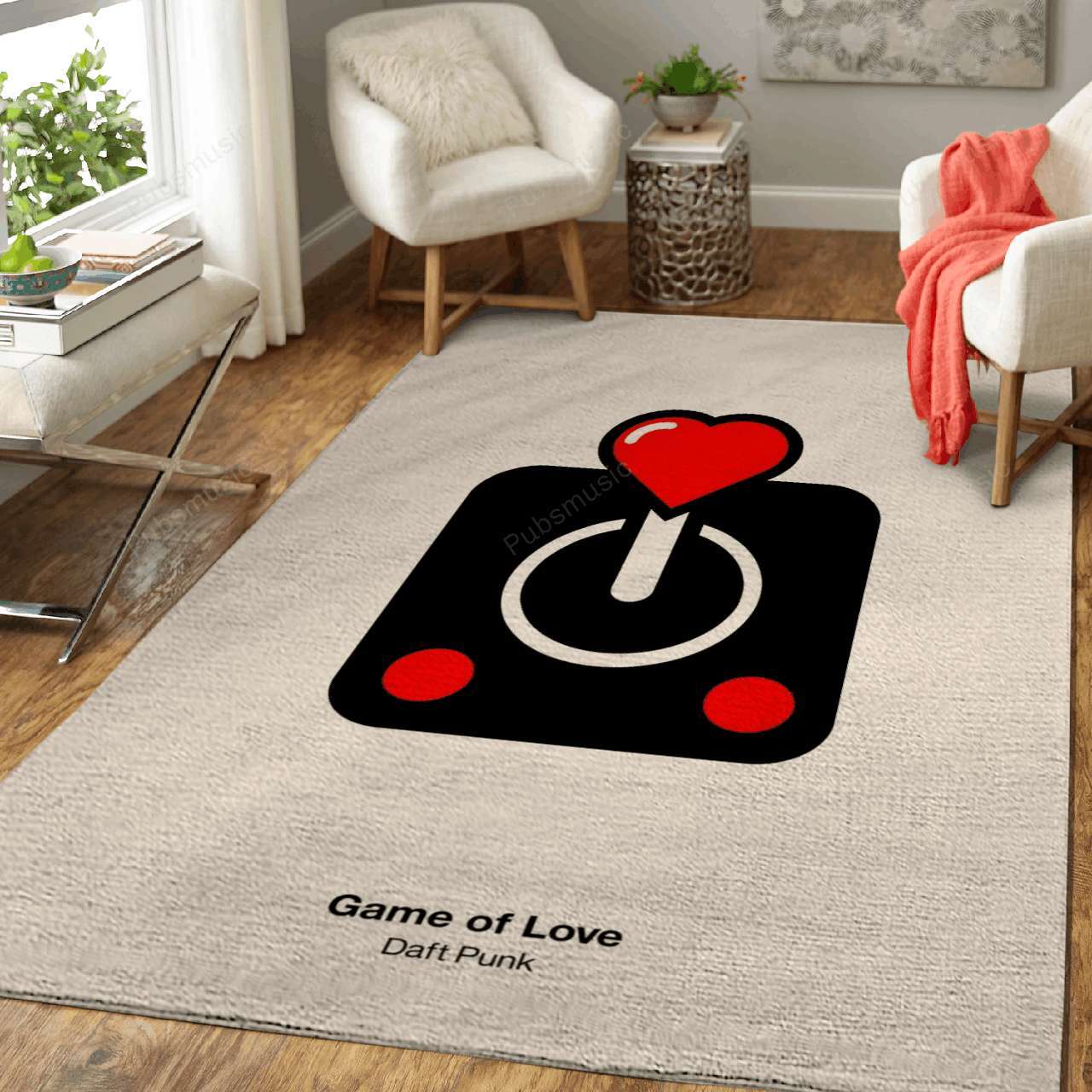 Amazon Game Of Love Music Art For Fans Living Room Area Rug