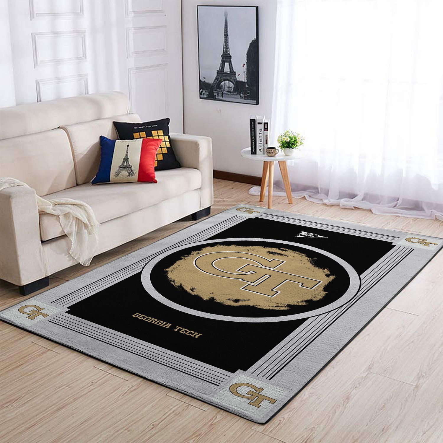 Amazon Georgia Tech Yellow Jackets Living Room Area Rug