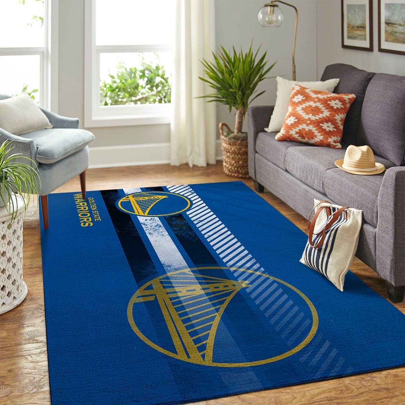 Amazon Golden State Warriors Living Room Area Rug