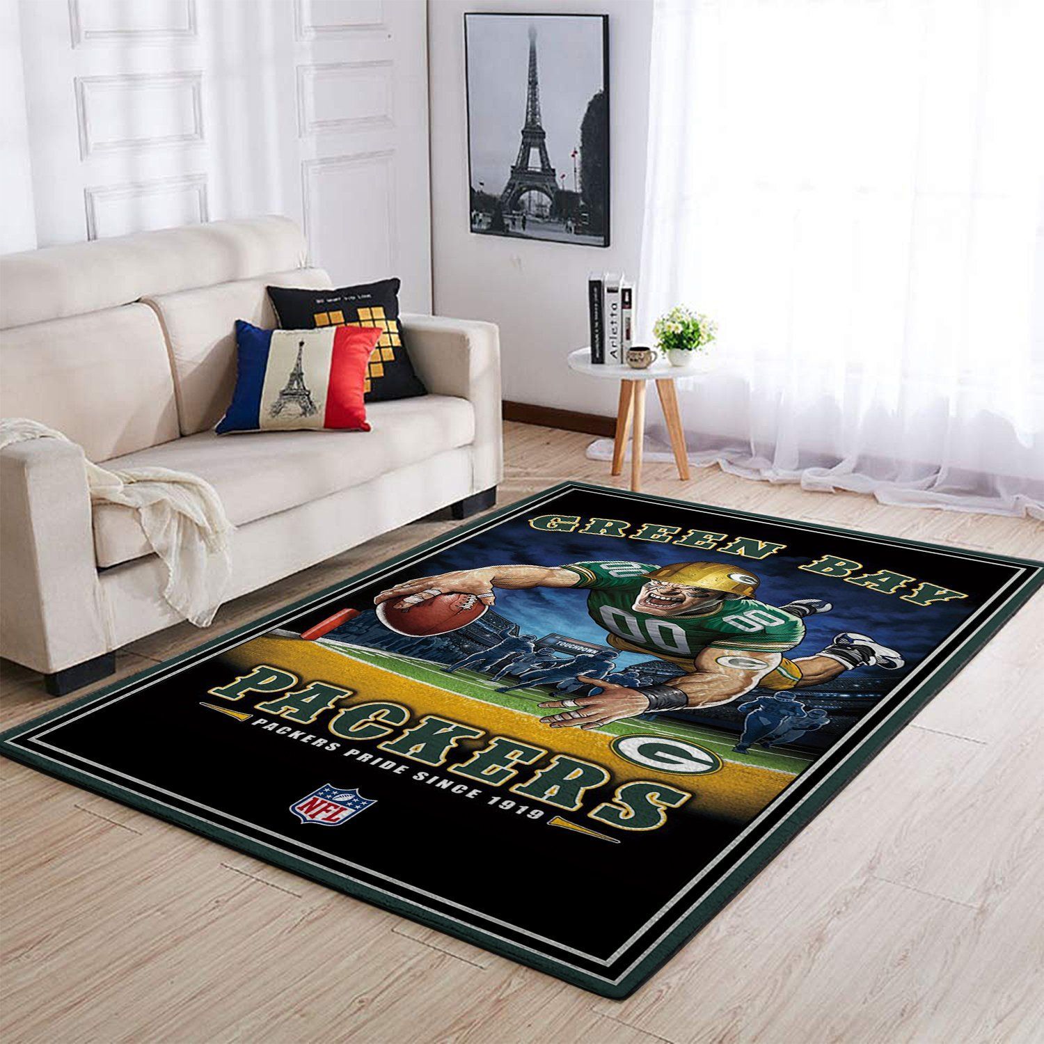 Amazon Green Bay Packers Living Room Area Rug